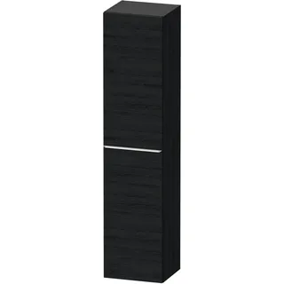 Duravit D-Neo Hochschrank 40 x 176 x 36 cm Schwarz Glas/Holz/Spanplatte