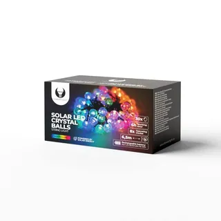 Forever Light Lichterkette Kunststoff 6,5 m 30 Kugeln mehrfarbig
