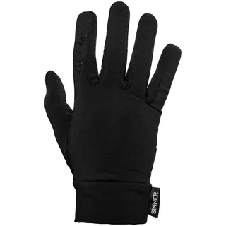 SINNER HUFF Fleece Glove Handschuhe - SCHWARZ - XXXS (6,5)