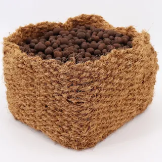 Aquagart 6 Kokos Pflanzkorb 25 x 25 x 20cm Teichkorb für Ufermatte & Böschungsmatte