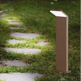 Ideal Lux 322575 OUTDOOR STYLE LED-Stehleuchte/Mastleuchte für den Außenbereich, H 500 mm, 9 W, 1050/780 lm, 3000 K, IP54, Kaffeebraun - Braun
