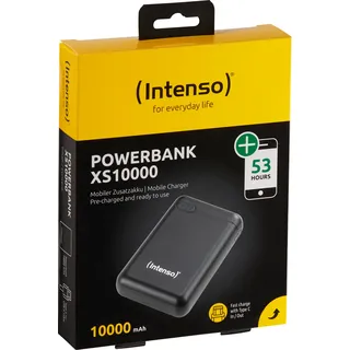 Intenso XS10000 power bank - Li-pol Powerbank (Akku) - schwarz