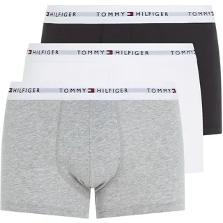 Tommy Hilfiger Signature Essential Um0um02761 Boxershorts 3 Einheiten Grey Heather / Black / White L