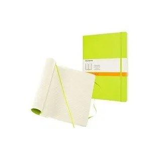 MOLESKINE Notizbuch Classic Collection flexibler Einband ca. DIN A4 liniert, hellgrün Softcover 192 Seiten, 1 St.