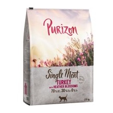 2,5kg Curcan cu flori de Erica Single Meat Purizon Hrană uscată pisici