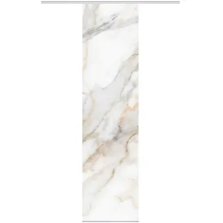 HOME WOHNIDEEN 84674 Schiebegardine Sumani, Natur, Textil, Marmoroptik, 60x245 cm, mit Paneelwagen, Wohntextilien, Gardinen & Vorhänge, Schiebegardinen