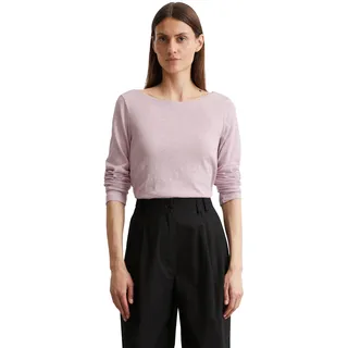 Marc O'Polo Langarmshirt, mit Flammgarn-Struktur, lila