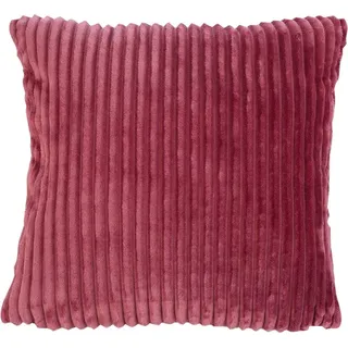 Gözze Dekokissen »Cord-Optik Dekokissen« 50x50 cm, passend zu Cord-Optik Decke, Kissenhülle & Füllung, 1 Stück, lila