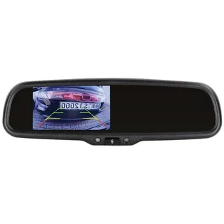  4.3 Zoll Spiegelmonitor inkl. Full HD Dashcam + DVR Funktion 