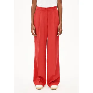 NUMAALI LINO |  Webhose aus Leinen-Mix - rot (XS)