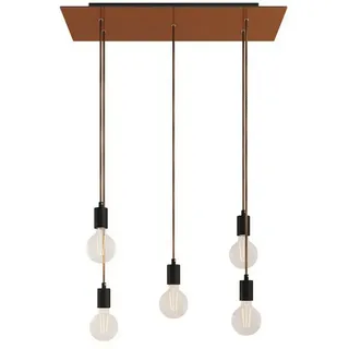 Creative Cables Rose-one Xxl 5 Falls Hängelampe - Satin Copper - One Size