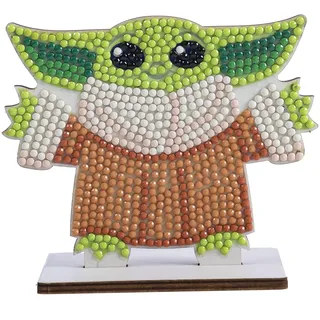Crystal Art Grogu Diamond Painting Figur ca. 11x8cm