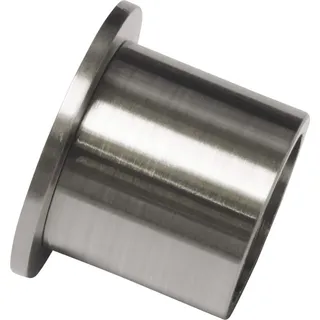 GARDINIA Wandlager Memphis edelstahl-optik, Ø 16 mm, 2-er Pack