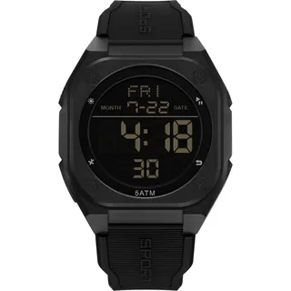 Herren-Digitaluhr, Sport, Militär, Uhren für Herren, wasserdichte Armbanduhr mit großen Ziffern, großes Zifferblatt, Outdoor, für Jungen, Studenten, Schwarz
