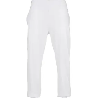 Build Your Brand Basic BB002 | Basic Sweatpants Regular Fit / Jogging Hose Uni - Farbe: White - Größe: S - Weiß