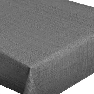 Tischdecke DELINDO LIFESTYLE "SAMBA" Gr. 3, grau (anthrazit), B:140cm L:280cm, Polyester, Tischdecken, Tischdecke, Fleckabweisend, UV-beständig, 230 g/m2