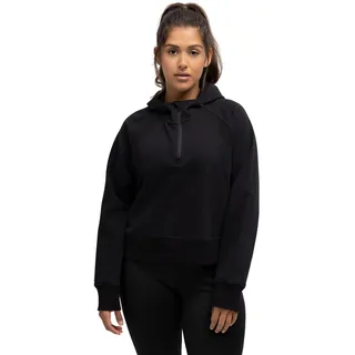 Ulla Popken, Damen, große Größen, Cropped Sweattroyer Kapuze