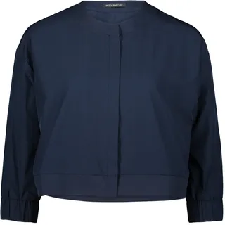 Jackenblazer BETTY BARCLAY "Blouson mit 3/4 Arm", Damen, Gr. 40, blau (dunkelblau), Obermaterial: 100% Polyester PES., Blazer Jackenblazer