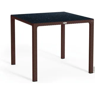 Esstisch mit HPL-Platte Mokka 90 x 90 cm