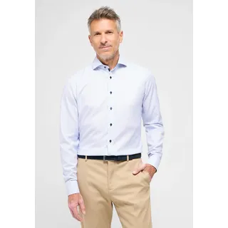 Eterna Langarmhemd »SLIM FIT« NON IRON (bügelfrei) Eterna hellblau