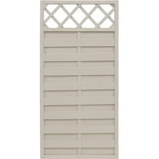 Sichtschutzzaun-Element Country Cream lasiert 180 cm x 90 cm
