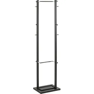 Haku-Möbel Garderobenständer HAKU 40 x 175 cm Schwarz