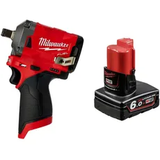 Milwaukee M12 FIWF12-0 4933464615, 180 V & NEUHEIT M12B6 Akku 12V 6,0Ah Red Lithium-Ion 4932451395