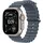Watch Ultra 3 GPS + Cellular 49 mm Titaniumgehäuse beige Ocean Armband maritimblau verstellbar
