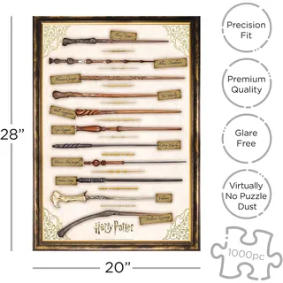 Aquarius Harry Potter Puzzle Zauberstäbe (1000 Teile) NMR65345