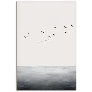 Artland Leinwandbild »Der Ozean« Meer Bilder 1 Stk. tlg. auf Holzrahmen gespannt, schwarz