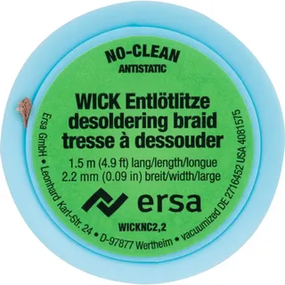 Ersa Entlötlitze Länge 1.50m Breite 2.20mm