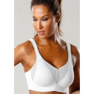 Sport-BH ANITA ACTIVE "Air Control Deltapad", Damen, Gr. 70, Cup C, weiß, Netz, Obermaterial: 49% Polyamid, 39% Polyester, 12% Elasthan, Mesh, Netz, durchscheinend, matt, unifarben, Basic, regular fit, BHs Sport-BH, doppellagige Cups, gepolsterte Träger, mit Print, feminin, weich, Topseller
