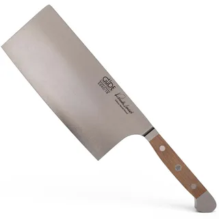 GÜDE Solingen - China Kochmesser geschmiedet, 18 cm, Fasseichenholz, ALPHA FASSEICHE, Doppelkropf, Handmade Germany