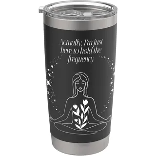 Yoga Lightworker Spirituelle Energie Heiler Meditator Chakra Doppelwandiger Edelstahl-Thermobecher