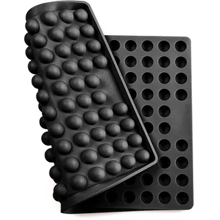 Collory Backmatte Hundekekse für GROSSE HALBKUGEL (2cm Ø) Leckerlis, Silikon Backform, Backunterlage für Backblech, Diätmatte, Hitzebeständig, Lebensmittelecht & Bpa-frei