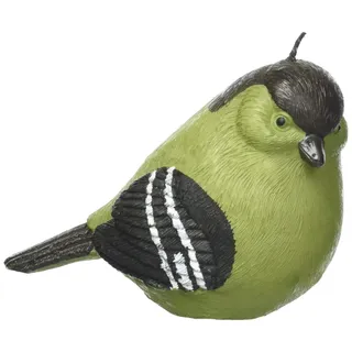 HGD Kerze ''Vogel grün-braun''