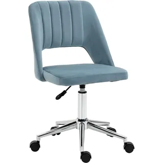 Vinsetto Drehstuhl Polyester Blau