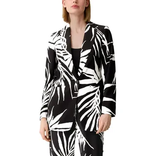 Comma Gemusterter Blazer aus Viskosemix