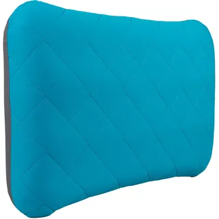 Yate Aufblasbares Luftkissen mit FLAT-Ventil für Outdoor und Reise 50 x 31 x 8 cm - Blau, Grau
