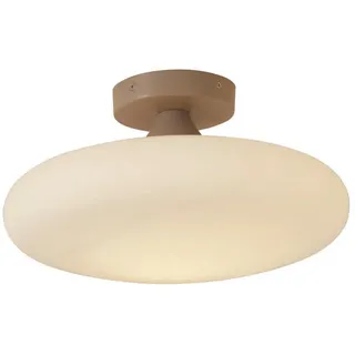 It's about Romi Deckenleuchte , Weiß, Sandfarben , Glas , 18.5 cm , Lampen & Leuchten, Innenbeleuchtung, Smart-Home-Lampen, Smart Home Deckenleuchten