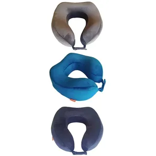 Scape Travel Epp001 Reisekissen - Grey / Blue / Petrol Blue - One Size