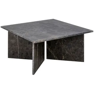 Livetastic Couchtisch , Schwarz , Stein , quadratisch , 90x42x90 cm , Wohnzimmer, Wohnzimmertische, Couchtische, Couchtische Keramik