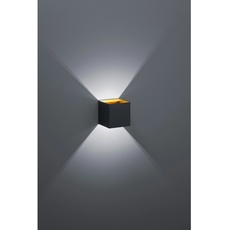 Bild von Louis schwarz matt 1-flammig 4.3 Watt Wandlampe