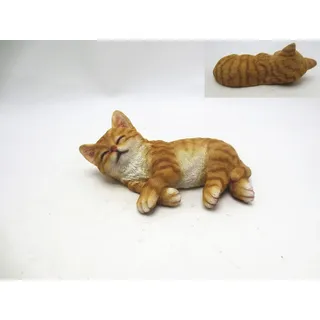 DecoTrend GmbH Dekofigur Katze schlafend 21x8,512cm