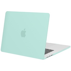 MOSISO Hülle Kompatibel mit MacBook Air 15 Zoll 2023 2024 Freigabe M3 A3114 M2 A2941 Chip mit Liquid Retina Display & Touch ID, Schützend Plastik Hartschale Case Cover, Minzgrün