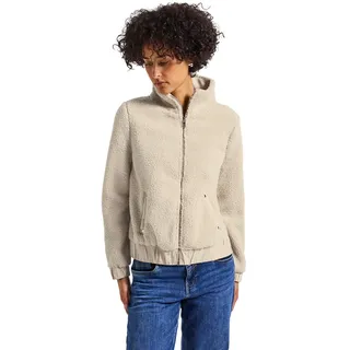 Street One Damen 2005541 Kurze Teddyjacke, Savannah Sand, 40