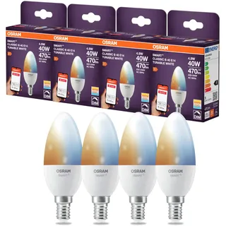 Osram SMART LED Lampe B40 4,9W E14 Tunable White 2700-6500K