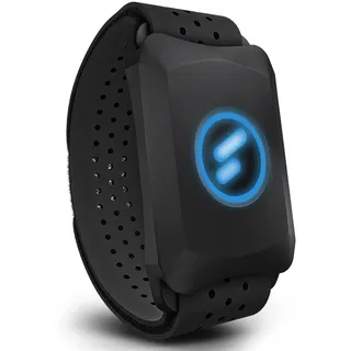 Herzfrequenzmesser sPulse Pulsmesser mit Armband per Bluetooth & Sensor LED | Smart HRM Pulsuhr ohne Brustgurt Fitness Schrittzähler Sense Run