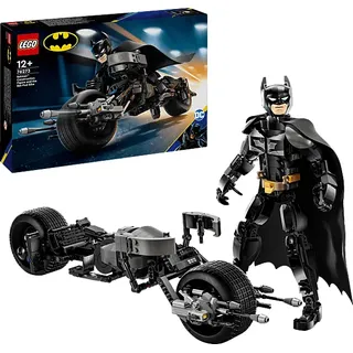 LEGO DC Comics Super Heroes Batman Baufigur mit dem Batpod 76273