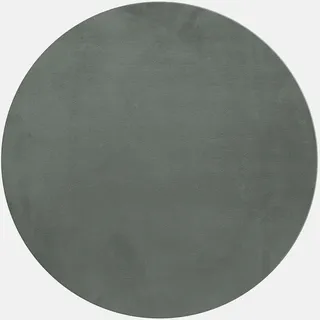 Ayyildiz Hochflorteppich , Grün , Textil , Uni , rund , Oeko-Tex® Standard 100 , pflegeleicht , Teppiche und Böden, Teppiche, Runde Teppiche
